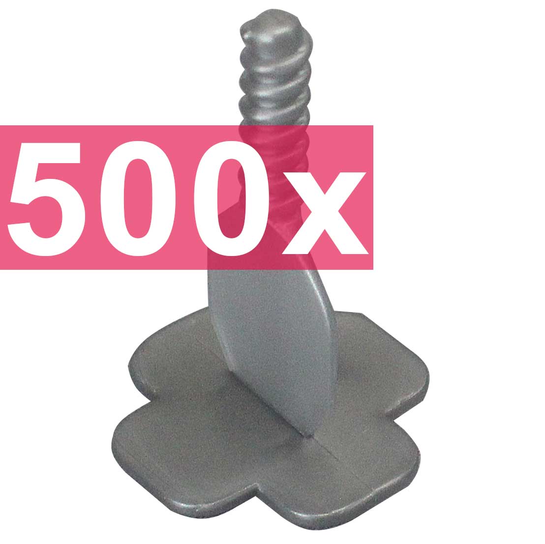 Basis-Laschen 1 mm Fuge zu Tiramisu The Leveler Nivelliersystem | 500 Stück