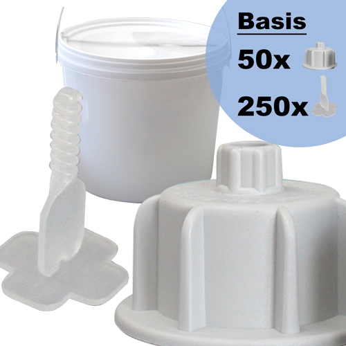 Basis-Set 2 mm mit Zughauben, Gewindelaschen, 12l Eimer